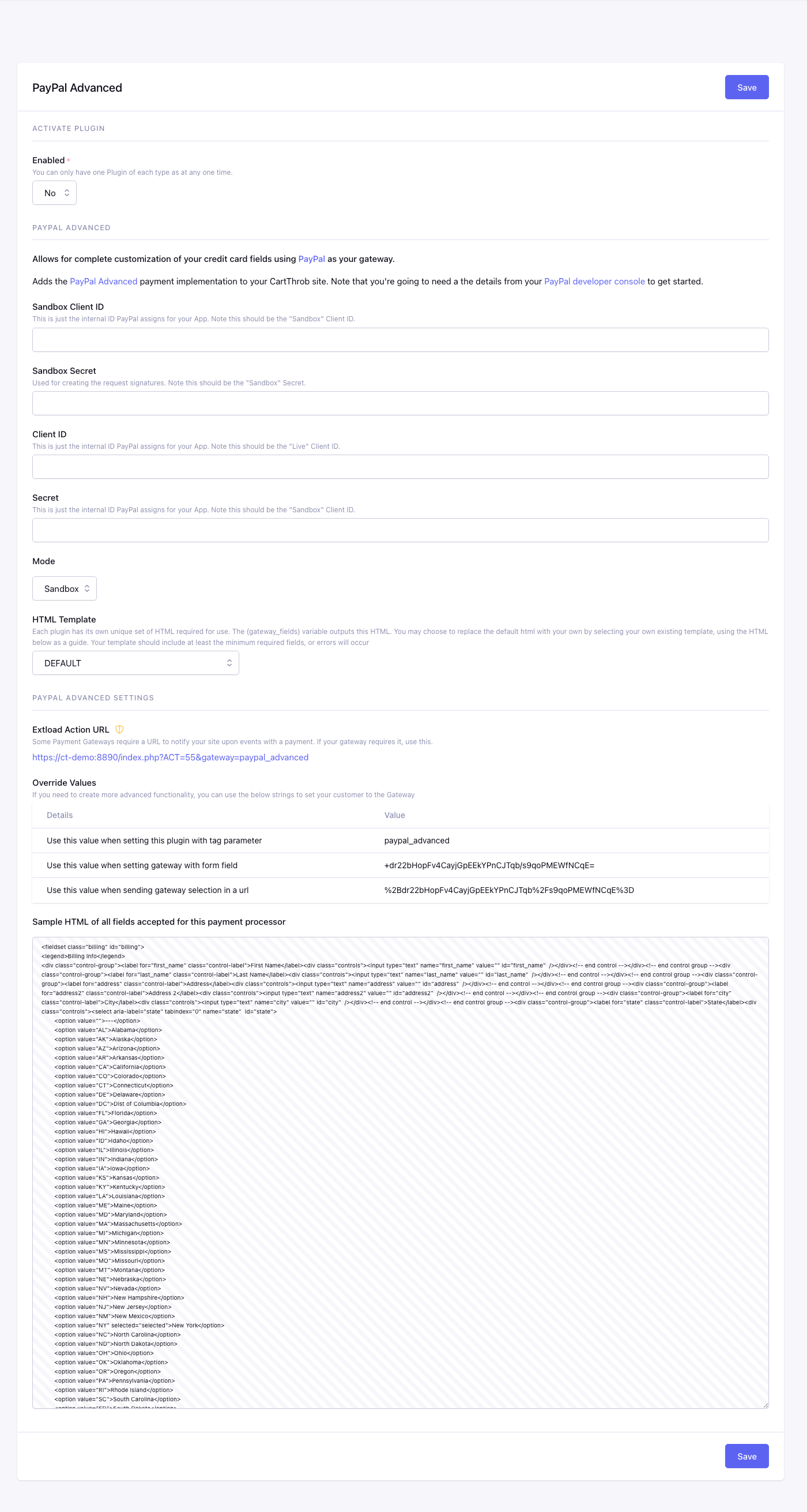 CartThrob Payment Plugins Edit Cartthrob Paypal Advanced